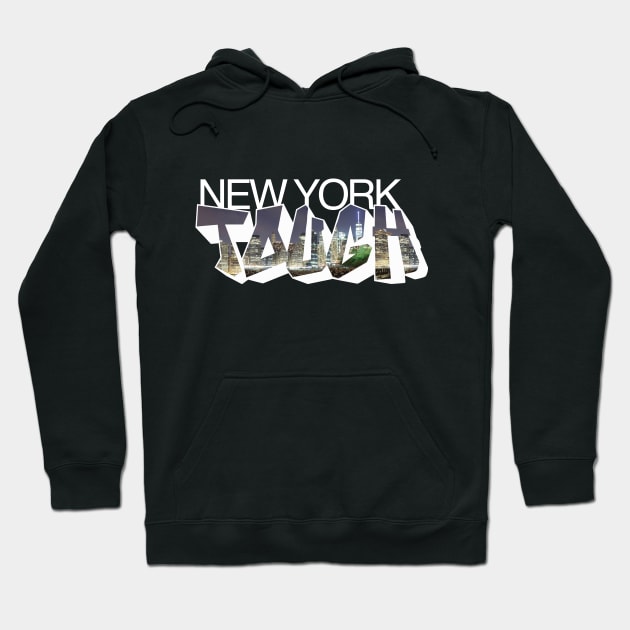 New York Tough (black) Hoodie by The Art of Mia